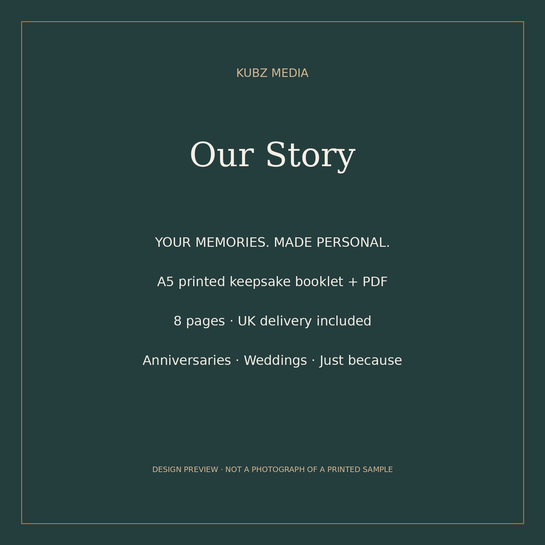 Your Story · llibret + PDF